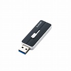 スライド式ＵＳＢメモリ黒１６ＧＢ　ＫＮＵ