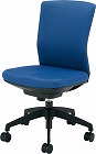 シンフォート回転椅子布張りブルー