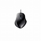 有線５ボタン　ネオフィットマウス　ブラック　Ｍ