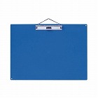 用箋挟　Ａ３　横　青　ペンホルダー付　２枚