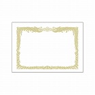 厚口ＯＡ賞状用紙　白　Ｂ４判縦書用