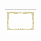 厚口ＯＡ賞状用紙　白　Ａ３判縦書用