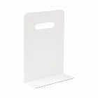 ブックエンド（マグネット付）ハイタイプ　白