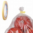 手で切れるバッグシーリングテープ　紙　黄