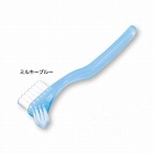 義歯ブラシＳ　ミルキーブルー　５本