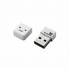 ＵＳＢ２．０メモリ　小型　キャップ付　１６ＧＢ　白