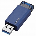 ＵＳＢ３．１メモリー　ノック式　３２ＧＢ　ブルー