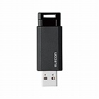 ＵＳＢ３．１メモリー　ノック式　６４ＧＢ　ブラック