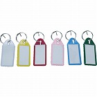 ソフト名札キーホルダー黄５０個入