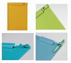 クリップボード　Ａ４‐Ｅ　イエロー　縦×４