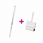 ３段伸縮アルミ柄＋粘着ローラーセット