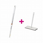 ３段伸縮アルミ柄＋フロアワイパーセット