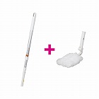 ３段伸縮アルミ柄＋ハンディーワイパーセット