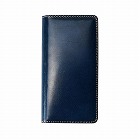 ｉＰｈｏｎｅＸ用手帳型ケース　ネイビー【取寄品】