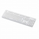 無線キーボード　メンブレン式　フルサイズ　ＷＨ