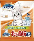デオサンド　ギュッと固まる紙砂　５Ｌ