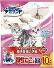 デオサンド　複数ねこ用紙砂　１０Ｌ×３