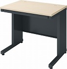 インベント平机奥行６００幅８００ナチュラル脚ＢＫ