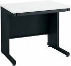 インベント平机奥行６００幅８００ホワイト脚ＢＫ