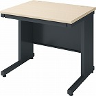 インベント平机奥行７００幅８００ナチュラル脚ＢＫ