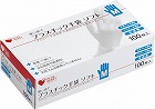 プラスチック手袋　ソフトＰＦ　Ｍ　１００枚入