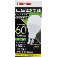 ＬＥＤ電球Ｅ１７Ａ型　広配光６０Ｗ　昼白色