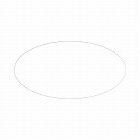 アドテープ　楕円　透明　大