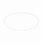 アドテープ　楕円　透明　小