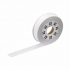 ＬＡＴＥＣＯ　白色テープ　１２ｍｍ　黒文字