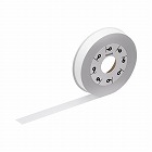 ＬＡＴＥＣＯ　白色テープ　９ｍｍ　黒文字