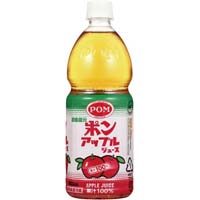 ポン　アップルジュース　ペット８００ｍｌ　６本入