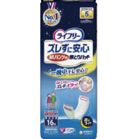 ＬＦズレずに安心紙パンツ専用尿とりＰ夜用１６枚×４