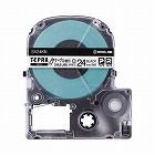 ケーブル表示ラベル　２４ｍｍ幅　黒文字／白