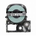 屋外に強いラベル　９ｍｍ幅　黒文字／白テープ