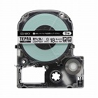 屋外に強いラベル　１８ｍｍ幅　黒文字／白ラベル