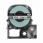 屋外に強いラベル　２４ｍｍ幅　黒文字／白ラベル