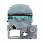 テプラ　ＰＲＯテープ　パステル緑ラベル５０ｍｍ黒字