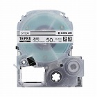 透明ラベル　５０ｍｍ幅　黒文字／透明ラベル