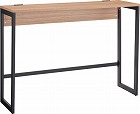 リスムハイデスクＷ１５００　黒脚　ウォルナット
