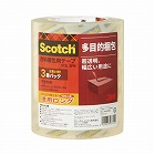 スコッチ透明梱包用テープ中・軽量１００Ｍ３巻×１２