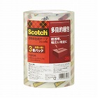 スコッチ（Ｒ）透明梱包用テープ中・軽量×１２