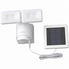 ソーラー式ＬＥＤ防犯センサーライト　８００ｌｍ