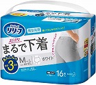 リリーフパンツまるで下着３回分ホワイトＭ‐Ｌ×４