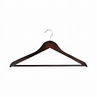 Ｈ‐１６４５木製ハンガー　アンティークブラウン５Ｐ