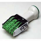 テクノタッチ回転印　欧文　５号小切手用　［明朝体］