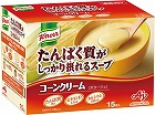 たんぱく質が摂れるスープ　コーンクリーム　１５袋入