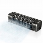 ＵＳＢ扇風機　２Ｗａｙ　風量調整　冷却台機能　黒
