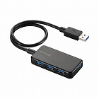 ＵＳＢ３．０ハブ　４ポート　バスパワー　ブラック