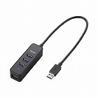 ＵＳＢＨＵＢ　バスパワー　３０ｃｍ　ブラック