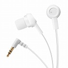 イヤホン　カナルタイプ　ホワイト　１．２ｍ